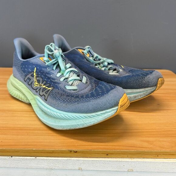 Hoka One One MACH 6 Running Sneakers Men's Size 9D Multicolor 1147790-DDW - Picture 2 of 13